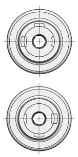 Vertical hole position (housing)