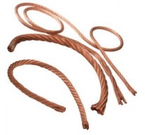 Round stranded copper cables 