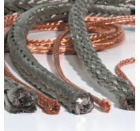 Highly flexible round braided copper cables