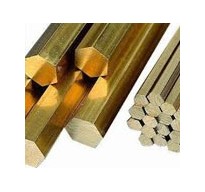 BRASS HEXAGON BARS